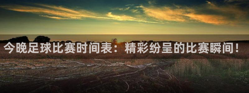 凯捷体育：今晚足球比赛时间表：精彩纷呈的比赛瞬间！
